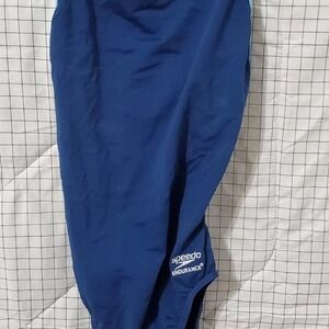 Two Tone Blue Speedo Swimsuit - Size 6